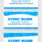Three Style Light Blue Triangle Blank Template Event Banner Or.. Pertaining To Event Banner Template