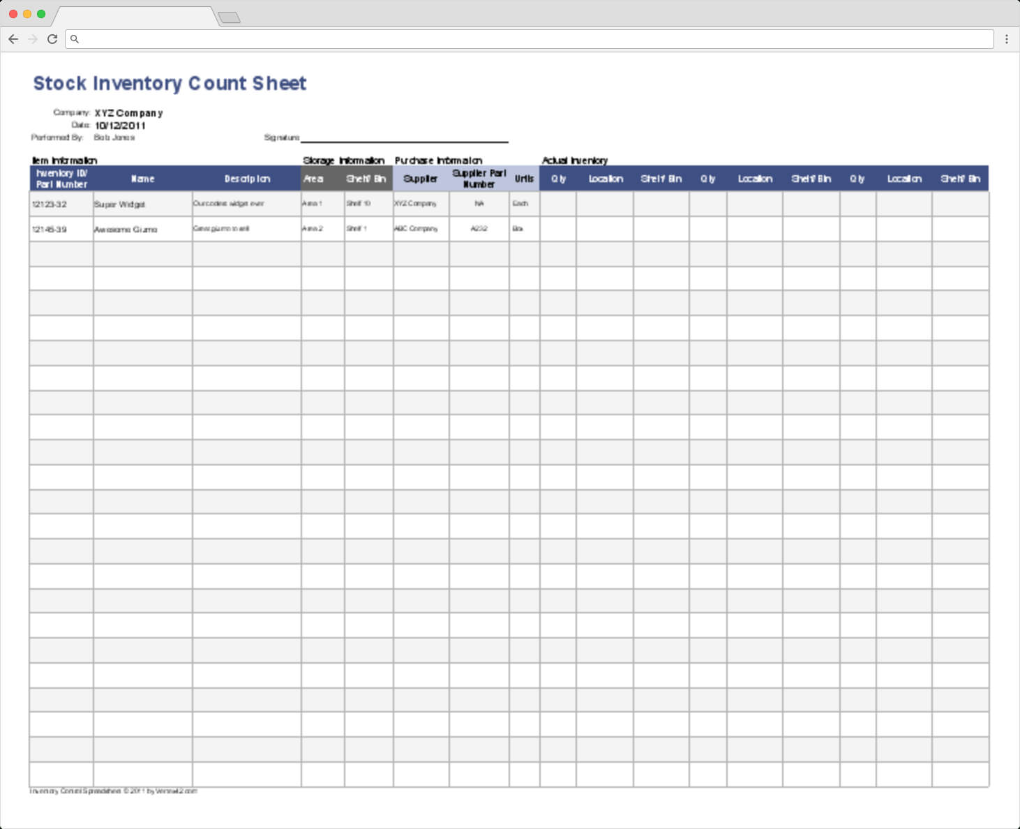 Top 10 Inventory Excel Tracking Templates – Sheetgo Blog With Stock Report Template Excel