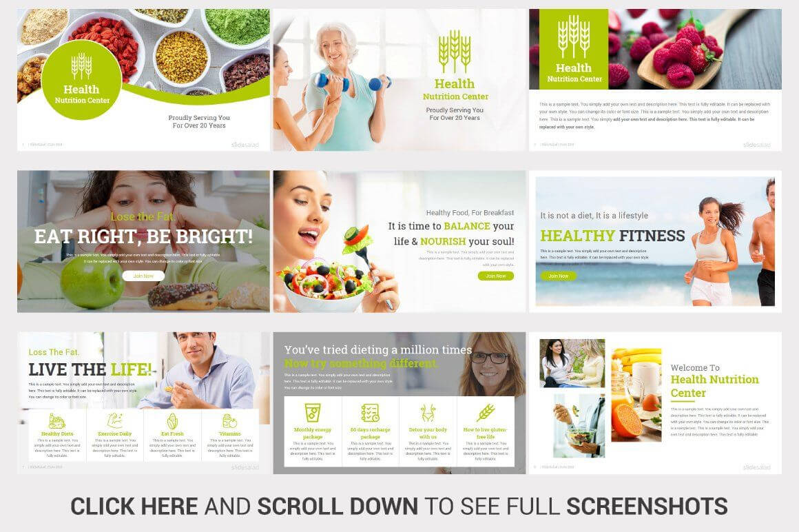 Top Nutrition Powerpoint Template Nutrition#template#top For Nutrition Brochure Template