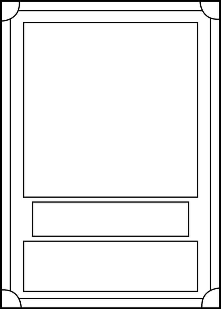 Trading Card Template Frontblackcarrot1129 On Deviantart Intended For Baseball Card Size Template