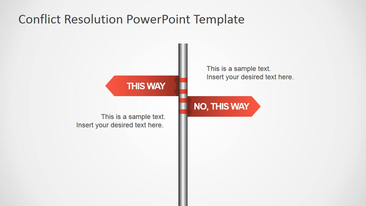Traffic Sign This Way Arrows For Powerpoint – Slidemodel Throughout Powerpoint Template Resolution