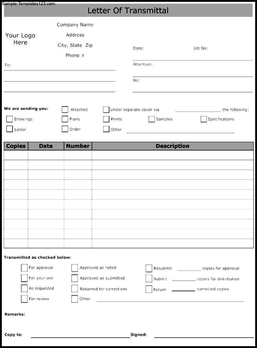 Transmittal Template Word | Letter Example, Lettering, Templates For Simple Report Template Word