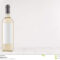 Transparent White Wine Bottle With Blank White Label On With Blank Wine Label Template