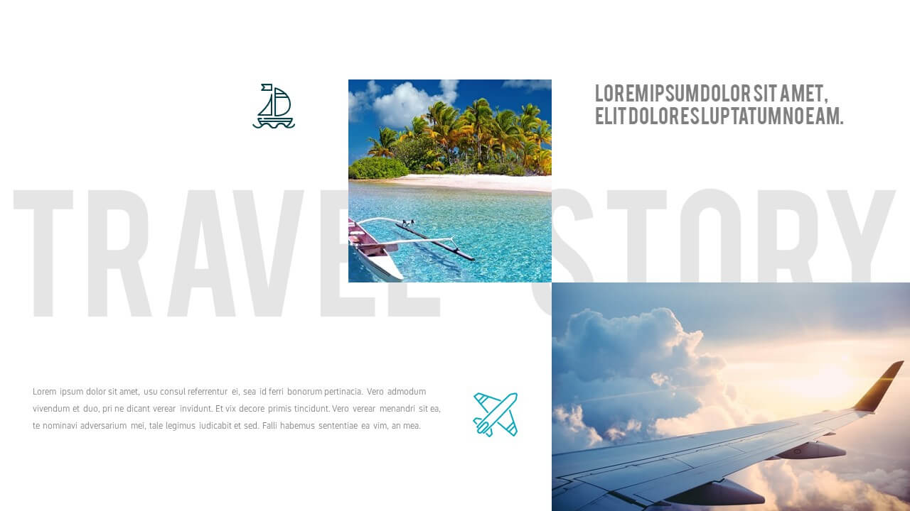 Travel Story Powerpoint Templates For Presentation With Powerpoint Templates Tourism