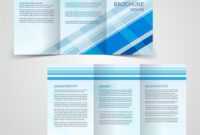 Tri-Fold Business Brochure Template Two-Sided in Double Sided Tri Fold Brochure Template