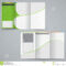 Tri Fold Business Brochure Template, Vector Green Stock With Regard To Tri Fold Brochure Template Illustrator