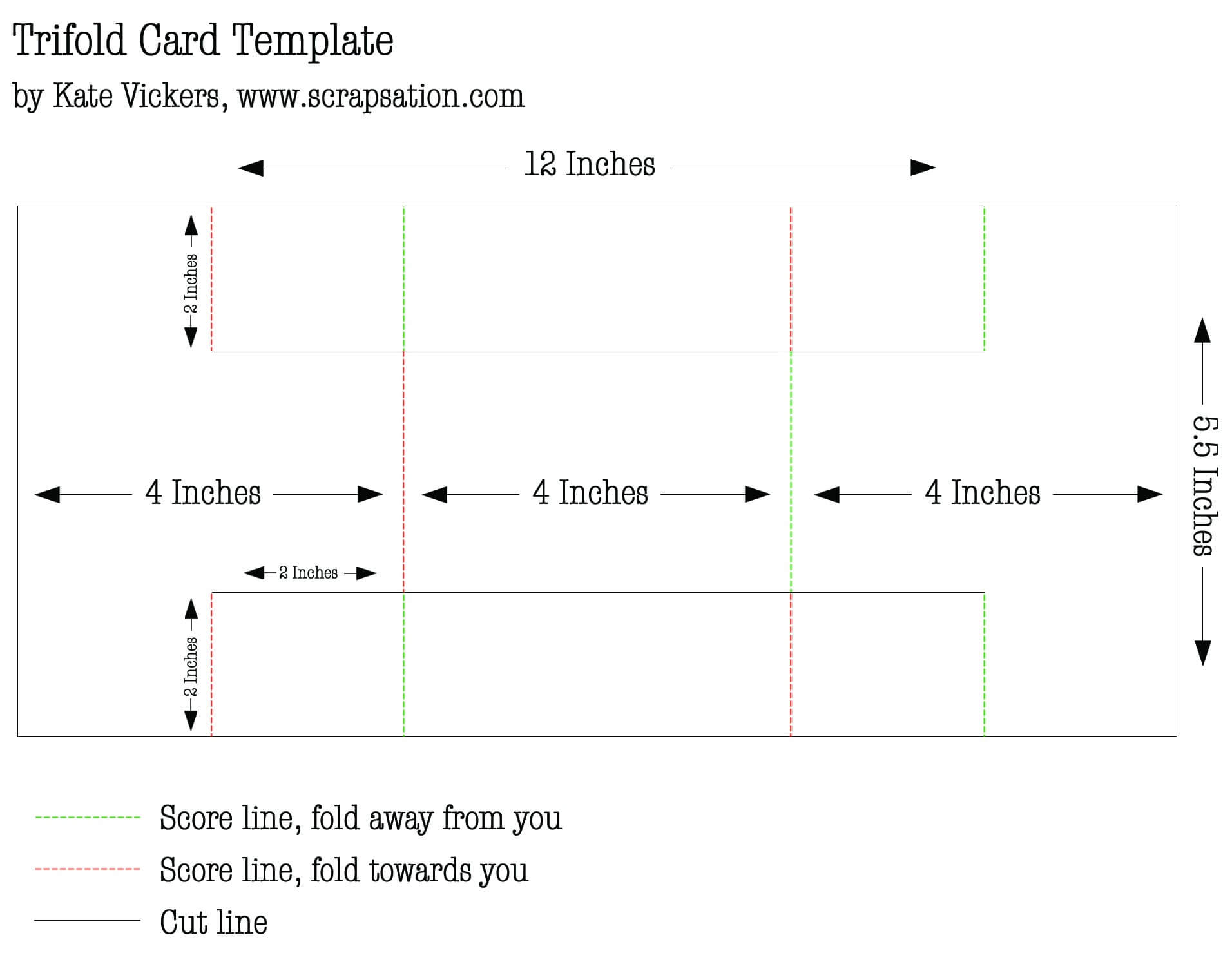 Card Folding Templates Free