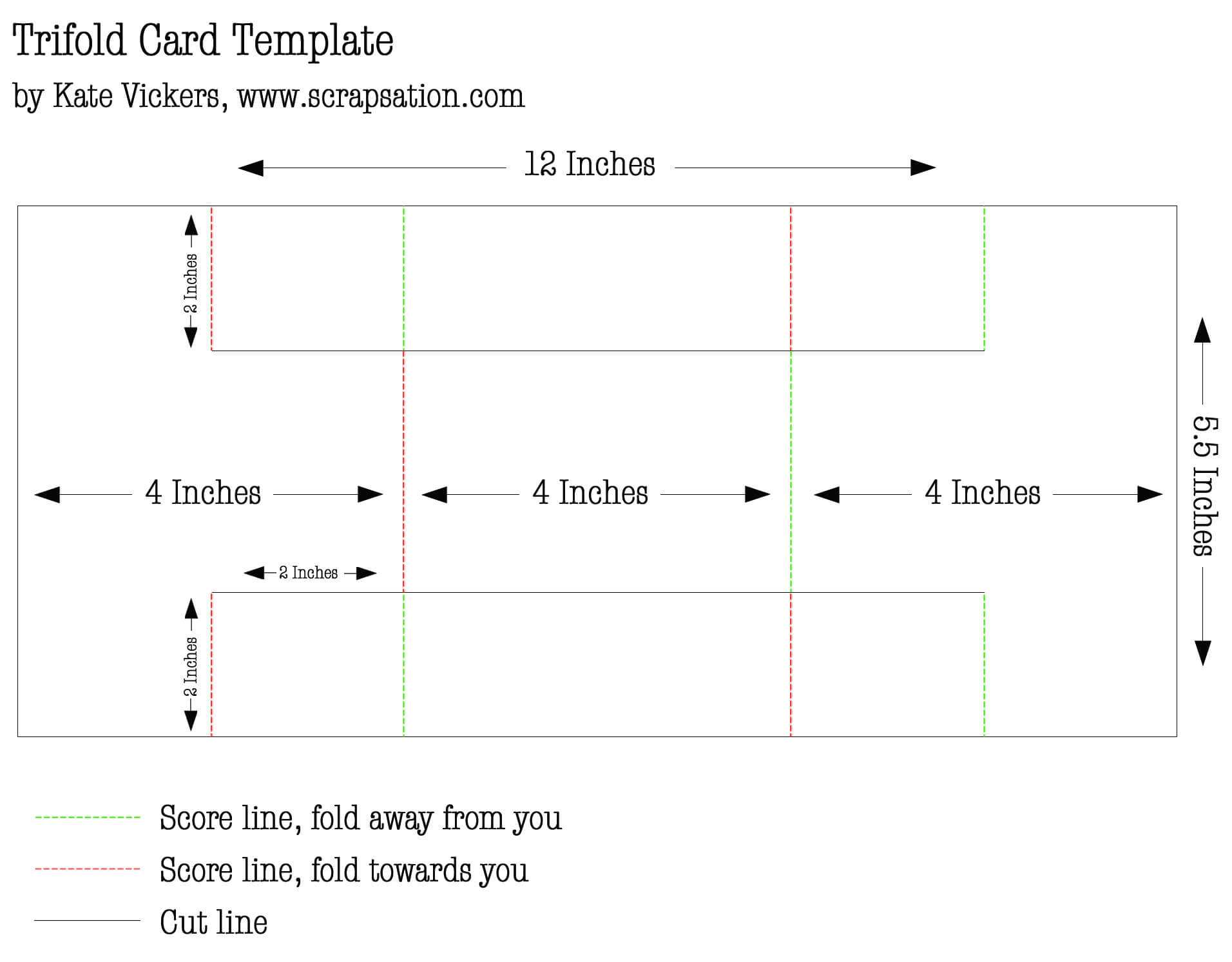 Tri Fold Christmas Card Template ] – The Card Will Explain Throughout Three Fold Card Template