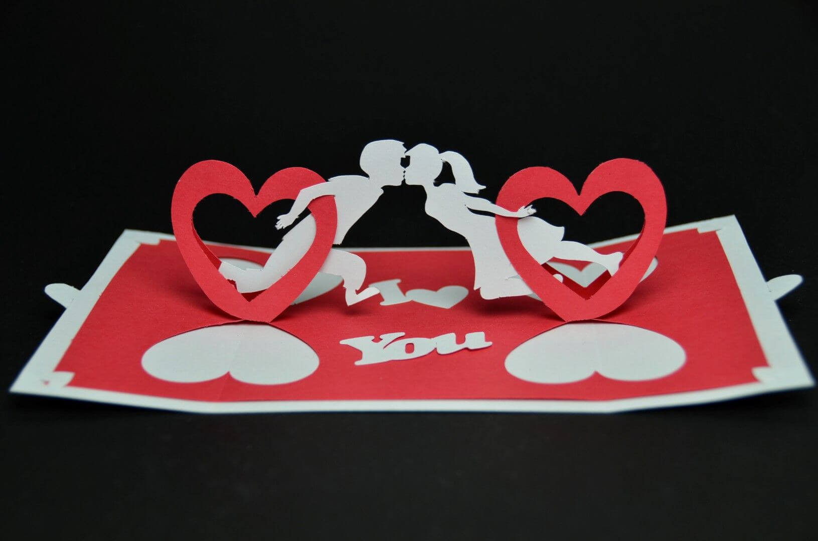 Twisting Hearts Pop Up Card Template | Heart Pop Up Card Pertaining To Pop Out Heart Card Template