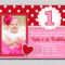 Unique Ideas For First Birthday Party Invitations Templates Regarding First Birthday Invitation Card Template