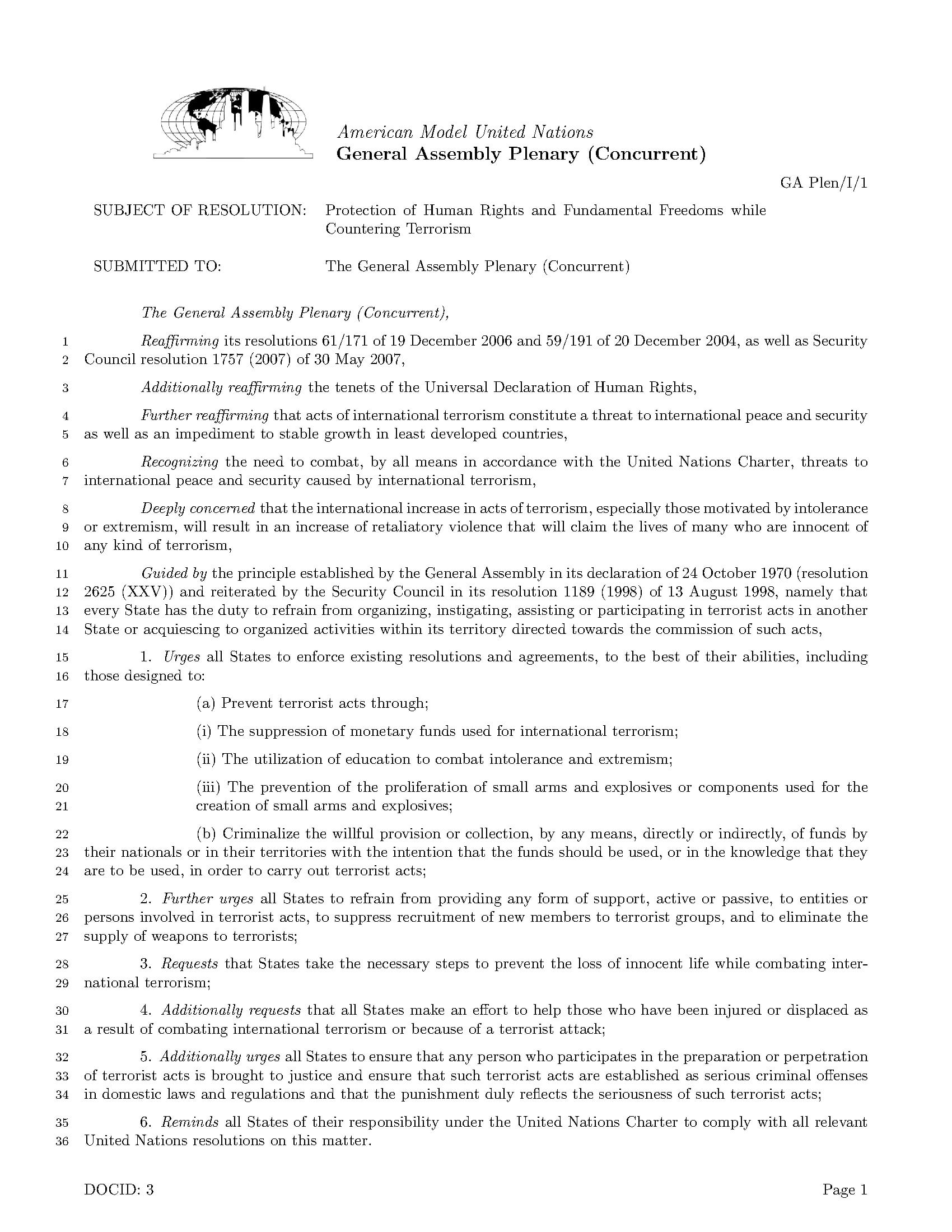 United Nations Documents – Amun Intended For Rapporteur Report Template