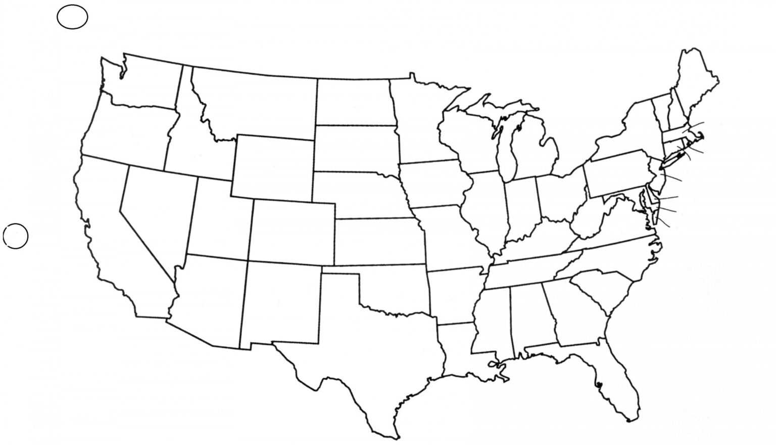 Which is large the united states