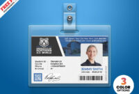 University Student Identity Card Psdpsd Freebies On Dribbble pertaining to College Id Card Template Psd