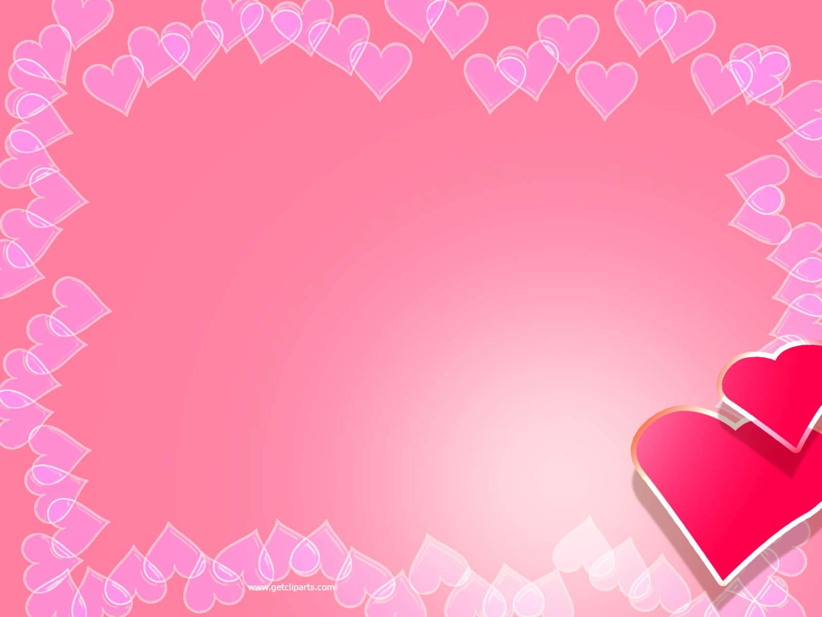 Valentine Backgrounds For Powerpoint – Border And Frame Ppt Inside Valentine Powerpoint Templates Free