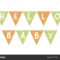 Vector Baby Shower Banner Template. Scandinavian Design Within Baby Shower Banner Template