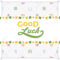 Vector Decorating Design Made Of Lucky Charms, And The Words.. In Good Luck Card Templates
