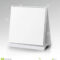 Vector Table Blank Stand Holder For Menu Paper Calendar Card Pertaining To Card Stand Template