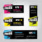 Vibrant Sale Banner Template, Horizontal Advertising Business.. Throughout Product Banner Template