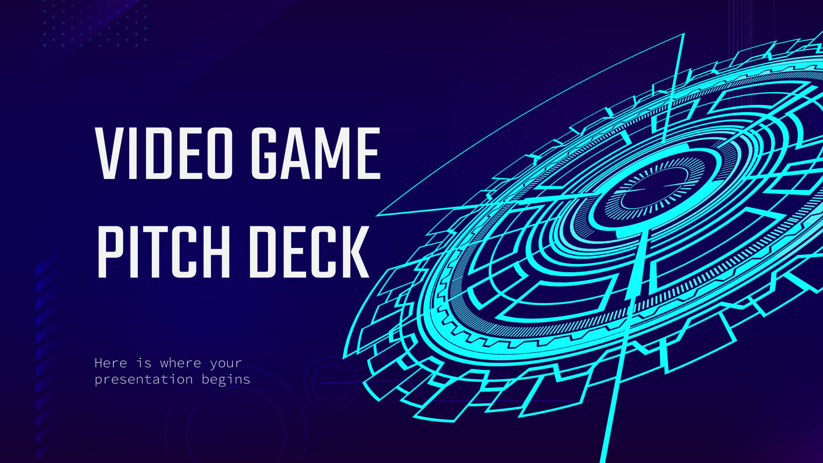 Video Game Pitch Deck – Free Presentation Template For In Powerpoint Template Games For Education