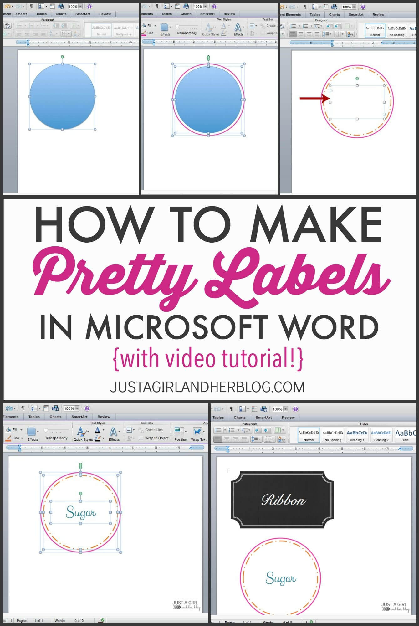 Video: How To Make Pretty Labels In Microsoft Word | How To Intended For Microsoft Word Sticker Label Template