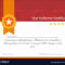 Vintage Red And Gold Star Performer Certificate Intended For Star Performer Certificate Templates