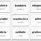 Vocabulary Flash Cards Using Ms Word with Word Cue Card Template