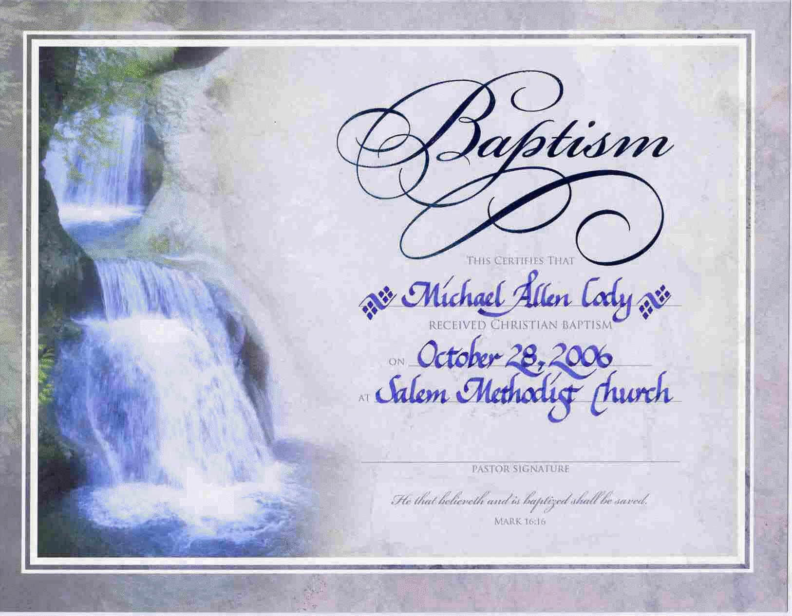 Water Baptism Certificate Templateencephaloscom Inside Baptism Certificate Template Download