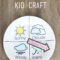 Weather Chart Kid Craft | Preschool Weather, Weather Crafts Intended For Kids Weather Report Template