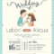 Wedding Invitation Card Template With Cute Groom And Bride In Free E Wedding Invitation Card Templates