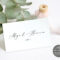 Wedding Place Cards Template, 100% Editable Wedding Seating In Printable Escort Cards Template