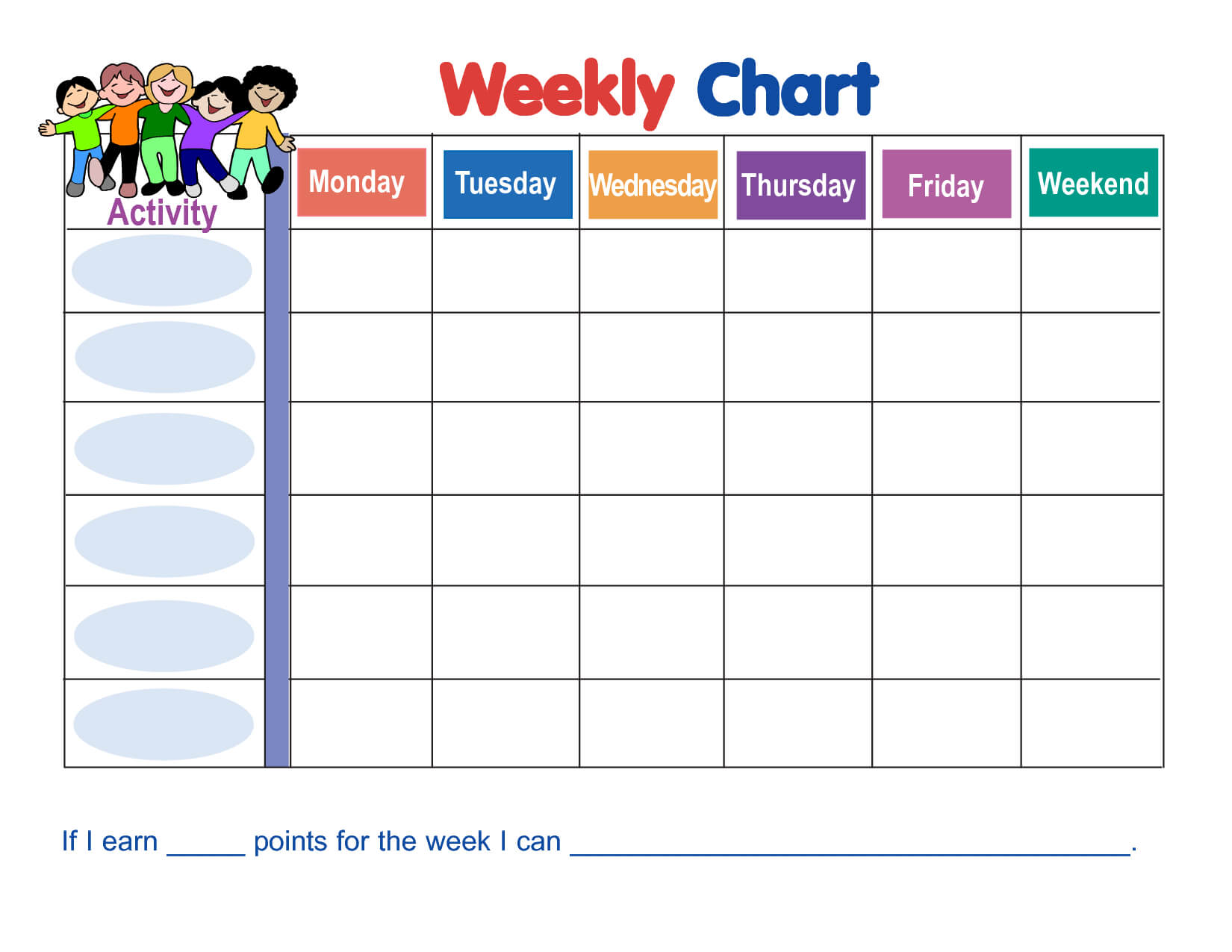 Weekly Behavior Chart Template | Free Printable Behavior Intended For Behaviour Report Template