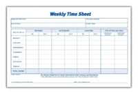 Weekly Employee Time Sheet | Time Sheet Printable, Timesheet in Weekly Time Card Template Free