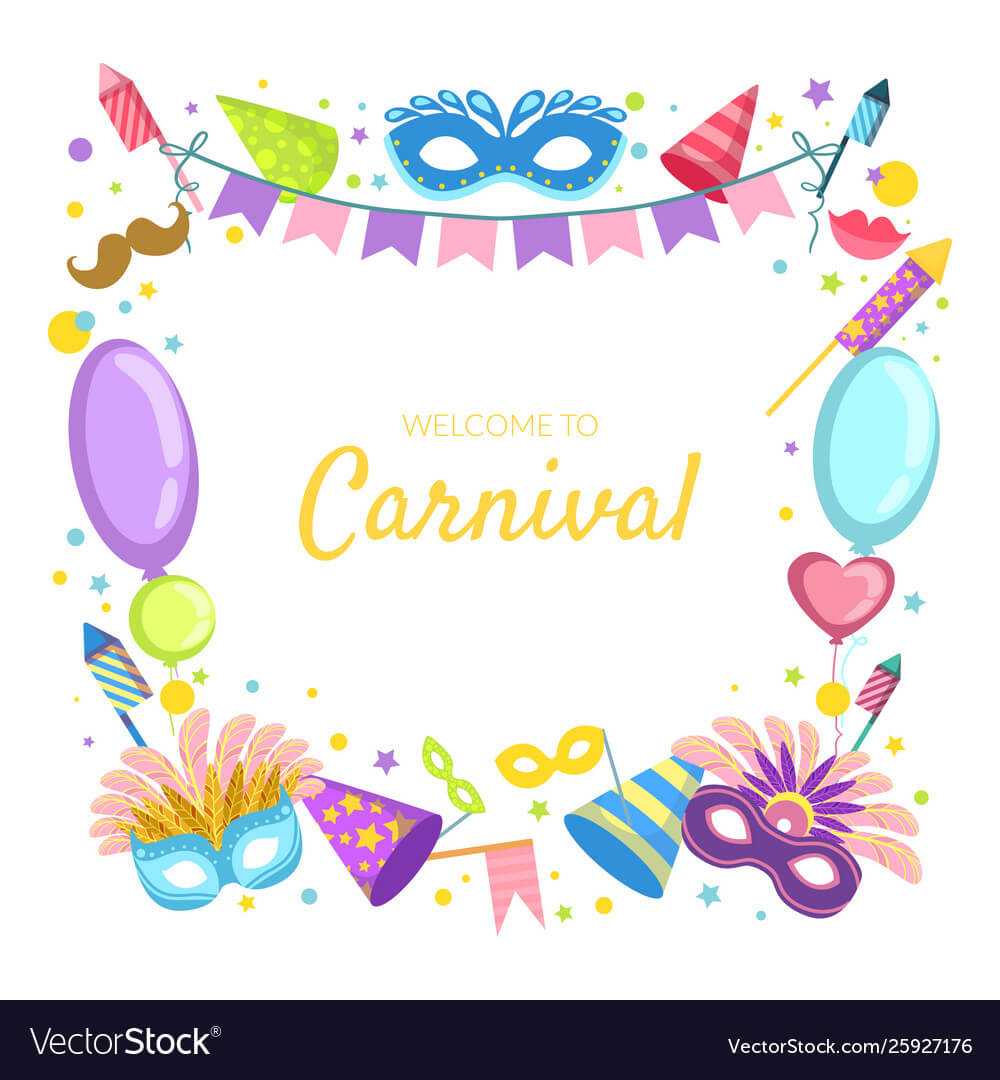 Welcome To Carnival Banner Template Celebration Intended For Welcome Banner Template