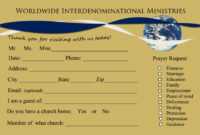 Welcome To Rhema Church Cards | Jesus Is Lord | Card for Church Visitor Card Template