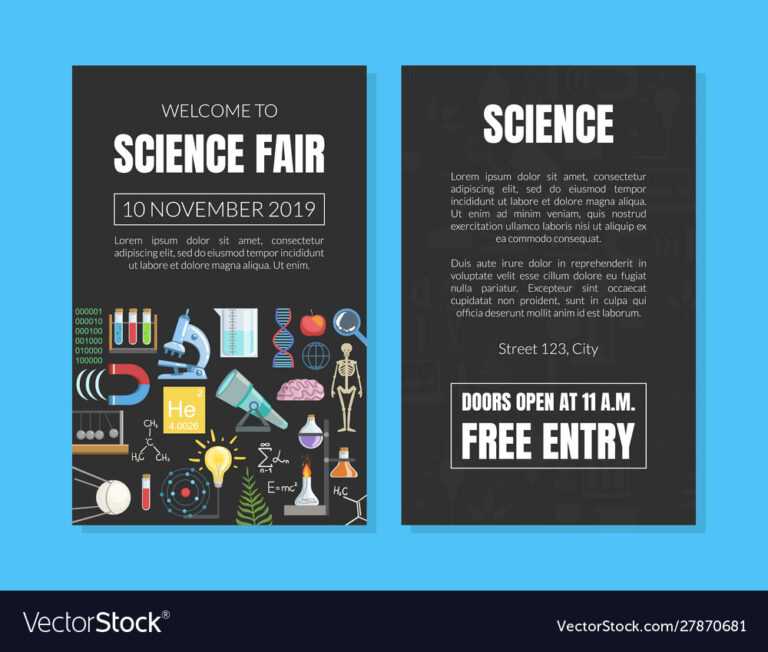 Science Fair Banner Template