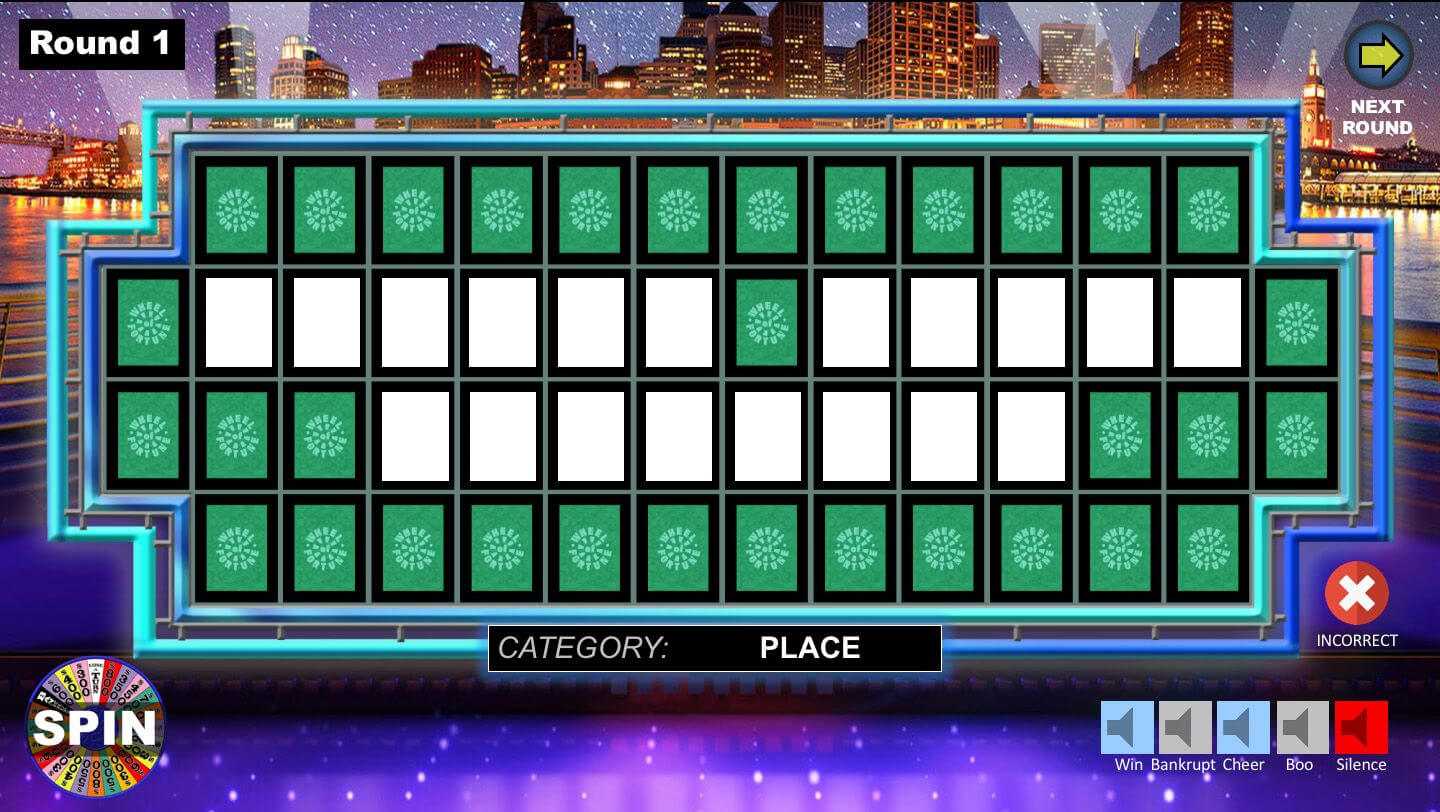 russian roulette template wheel of fortune template