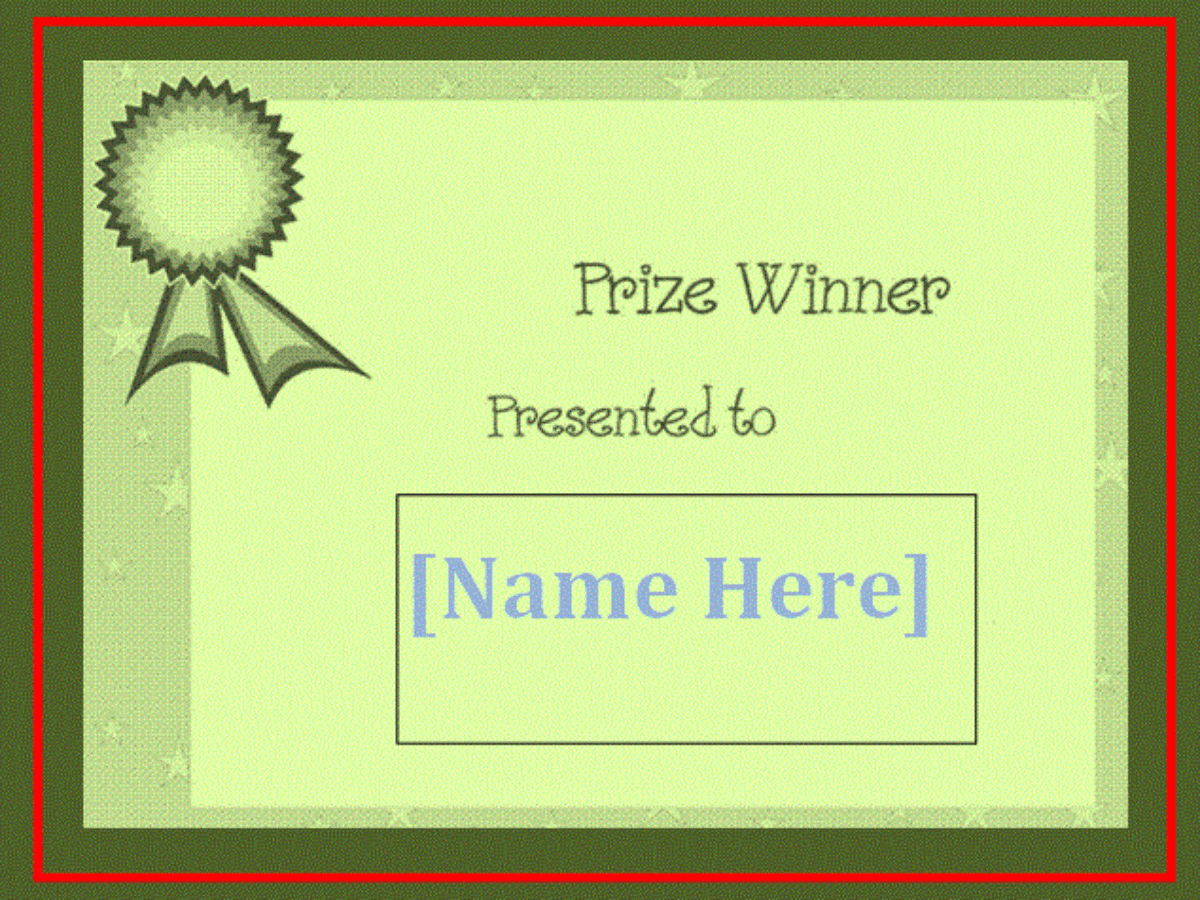 Winner Certificate Template | Free Printable Ms Word Format For Congratulations Certificate Word Template
