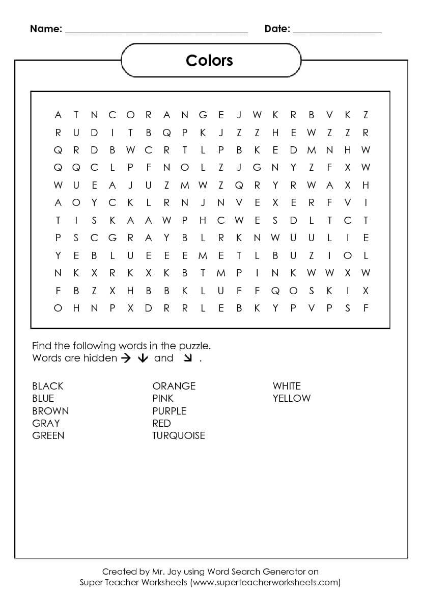 Word Search Puzzle Generator Throughout Word Sleuth Template