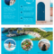 World Travel Tri Fold Brochure Pertaining To Travel And Tourism Brochure Templates Free