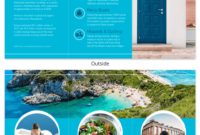 World Travel Tri Fold Brochure throughout Island Brochure Template