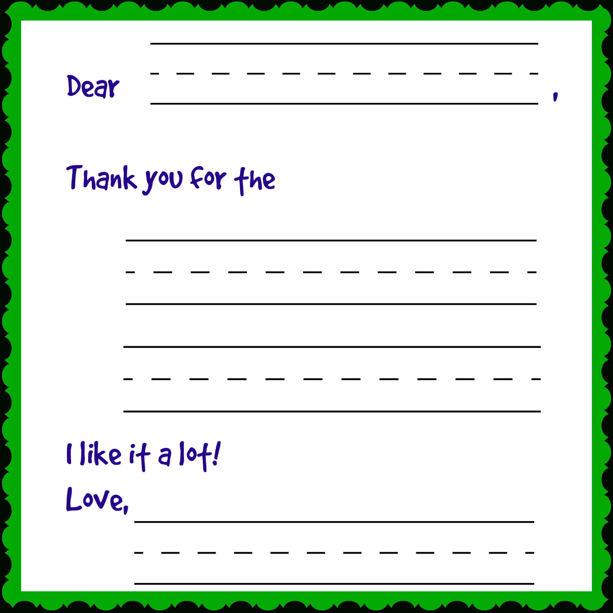Writing Charming Thank You Notes (Free Printable): Day 12 Of Intended For Thank You Note Cards Template