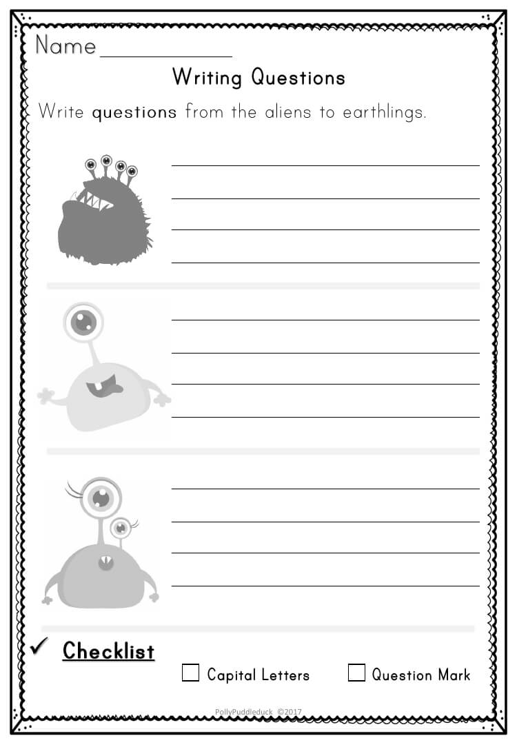 Writing Questions Activity Pack For Ks1 | Report Writing In Report Writing Template Ks1