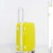 Yellow Suitcase On White Background .summer Holidays. Travel With Blank Suitcase Template