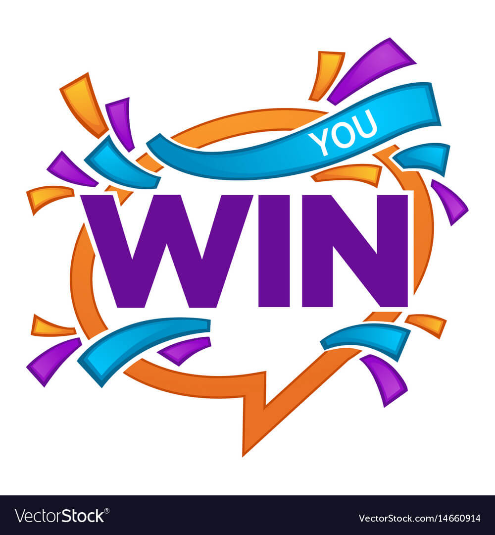 You Win Congratulation Banner Template With inside Congratulations ...
