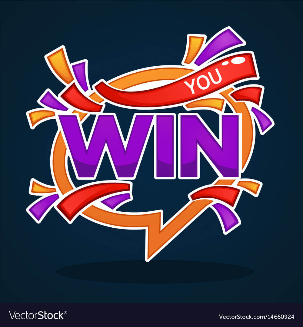 You Win Congratulation Banner Template With Intended For Congratulations Banner Template