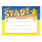 You're A Star! Gold Foil Stamped Certificate Inside Star Of The Week Certificate Template
