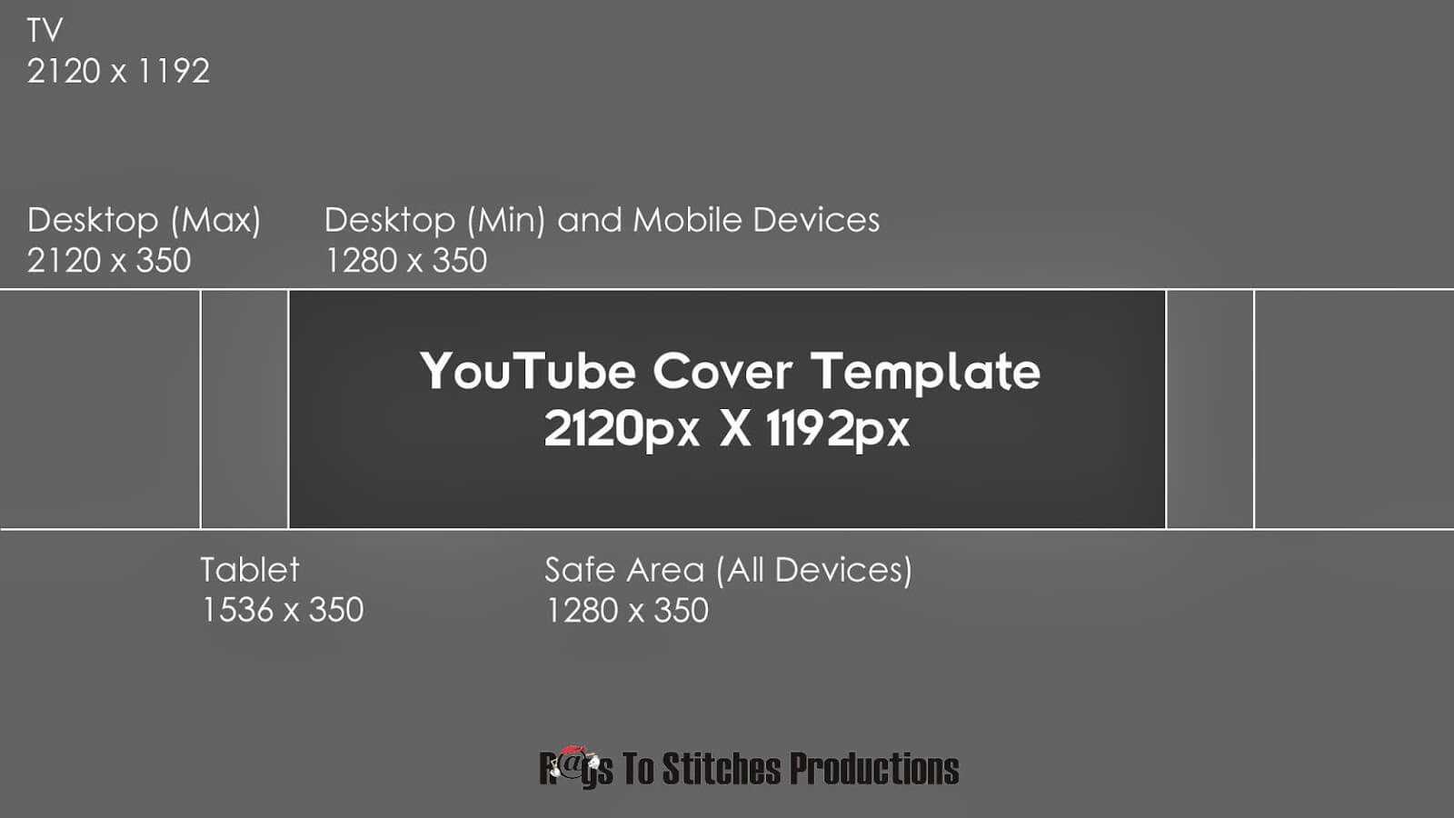 Youtube Banner Template Size Pertaining To Youtube Banner Size Template