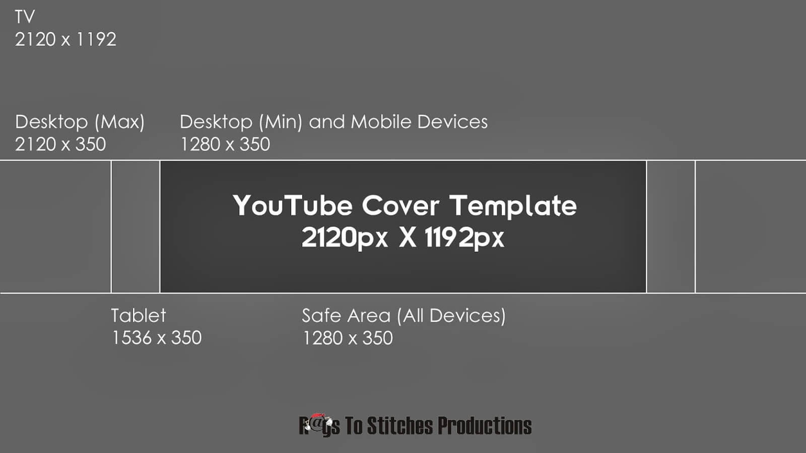 Youtube Banner Template Size With Youtube Banner Template Gimp