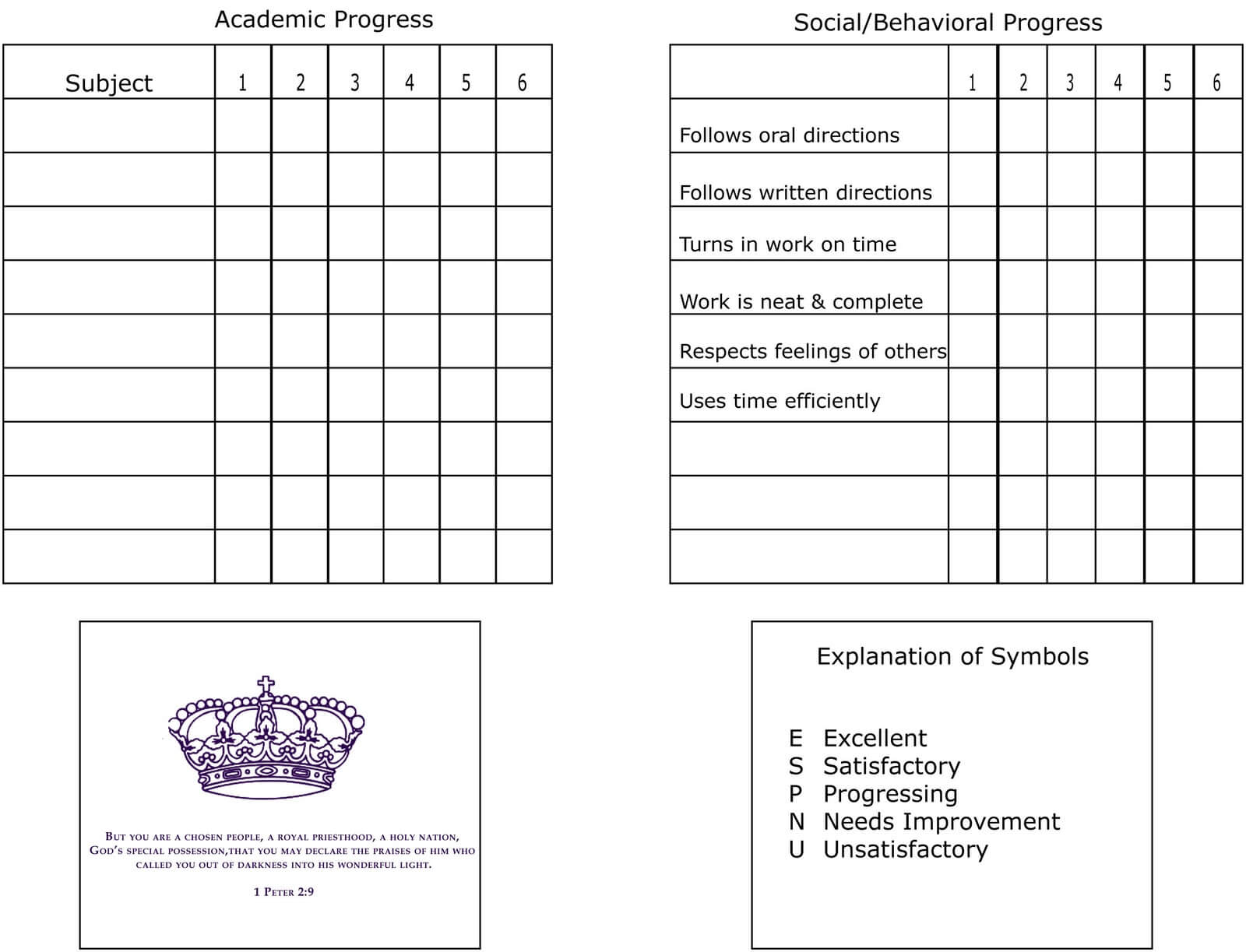 Zoo Internships: Homeschool Report Card Template Within Homeschool Report Card Template Middle School